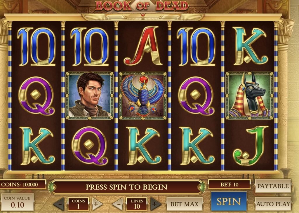JoyCasino Online Casino-da Book Of Dead Slot Maşını