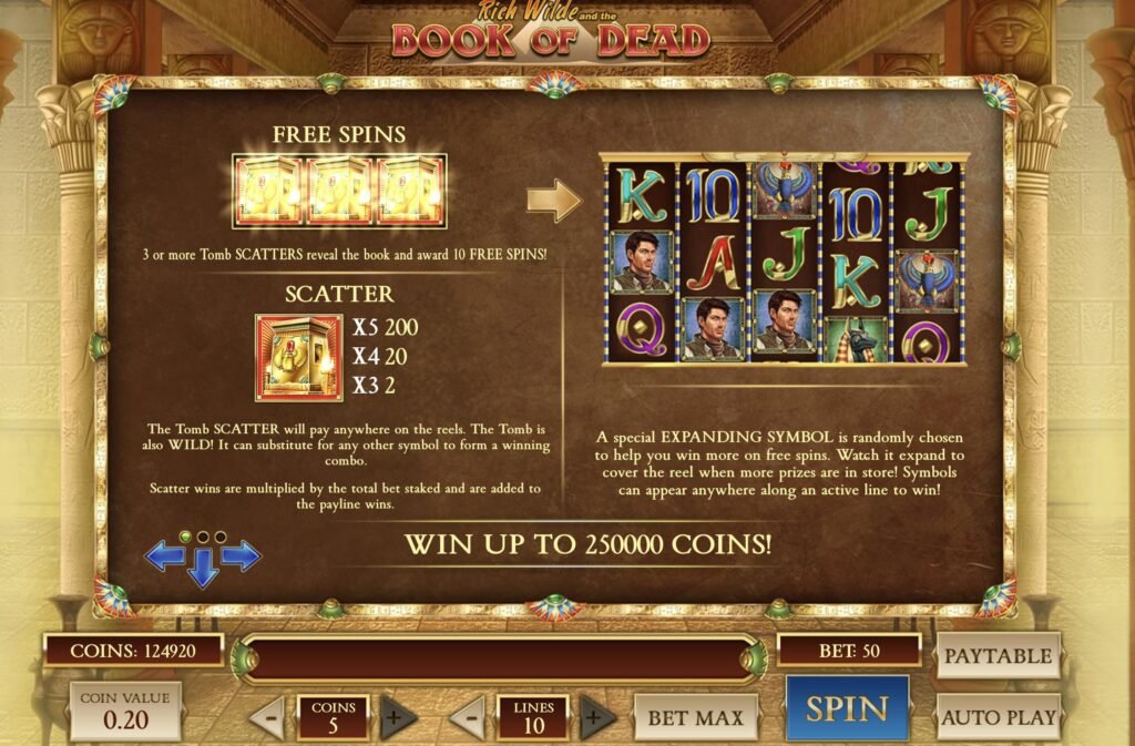 Baixar a slot Book of Dead no PC, Android e iOS